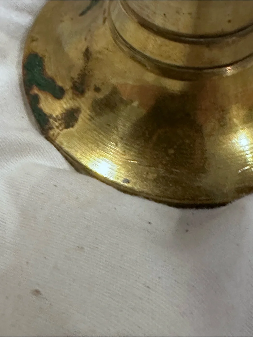 Vintage Heavy Solid Brass Candlesticks Pair Wilton Brass Co Mark 3.12 lbs MCM